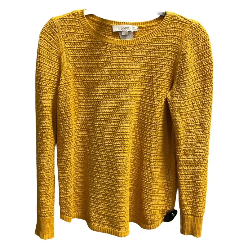 Sweater By Loft In Gold, Size: Xs