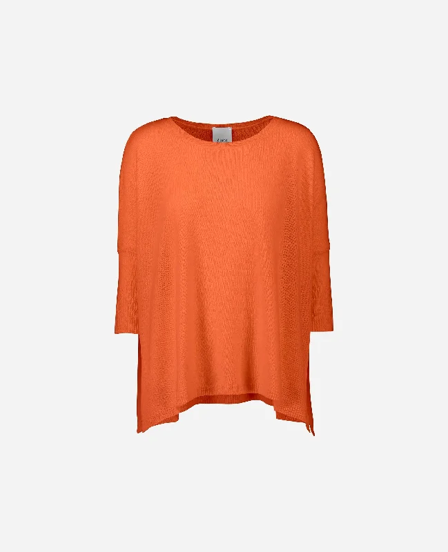 U-Boot Pullover aus Cashmere in Orange