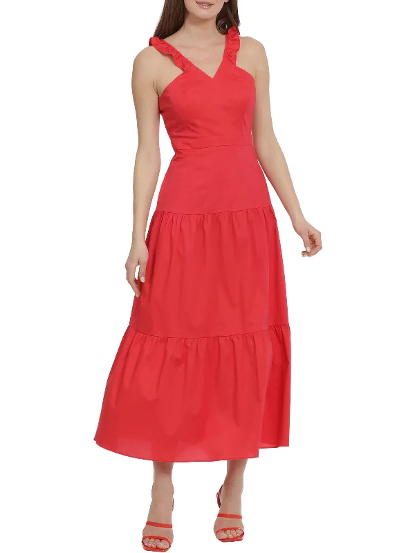 Womens Tiered Long Maxi Dress