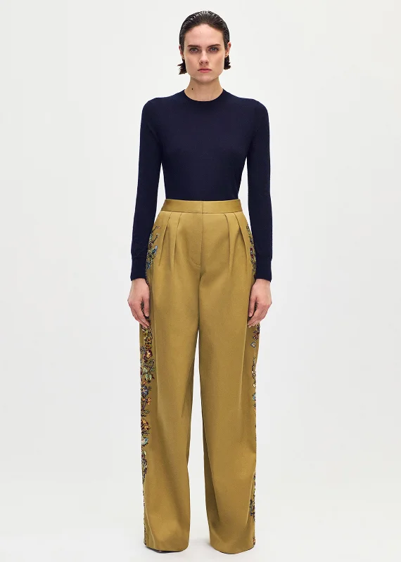 embroidered nils pant