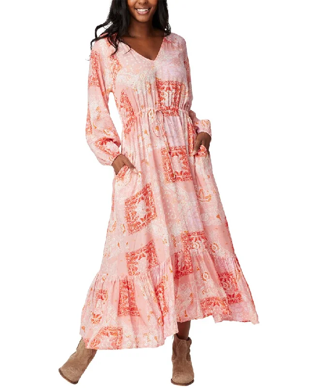 Roller Rabbit Maisie Patchwork Olaya Maxi Dress