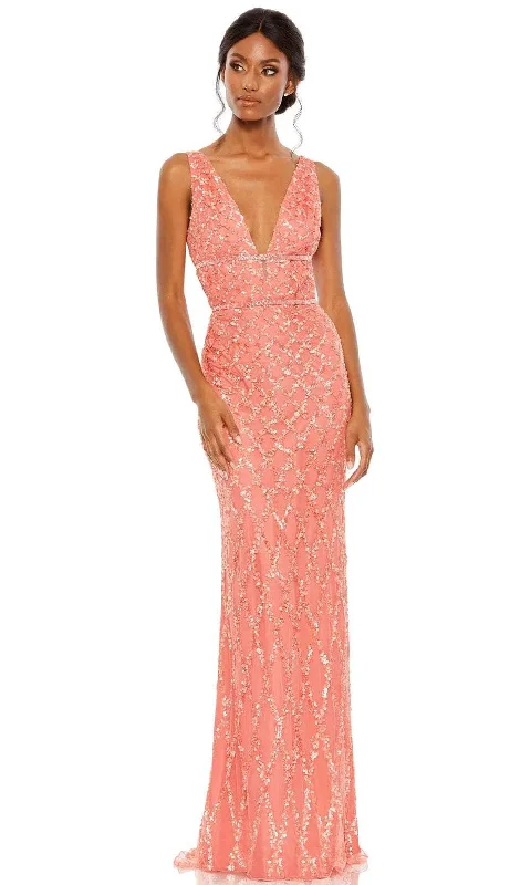 Mac Duggal 5669 - Sleeveless Plunging V-Neck Evening Dress