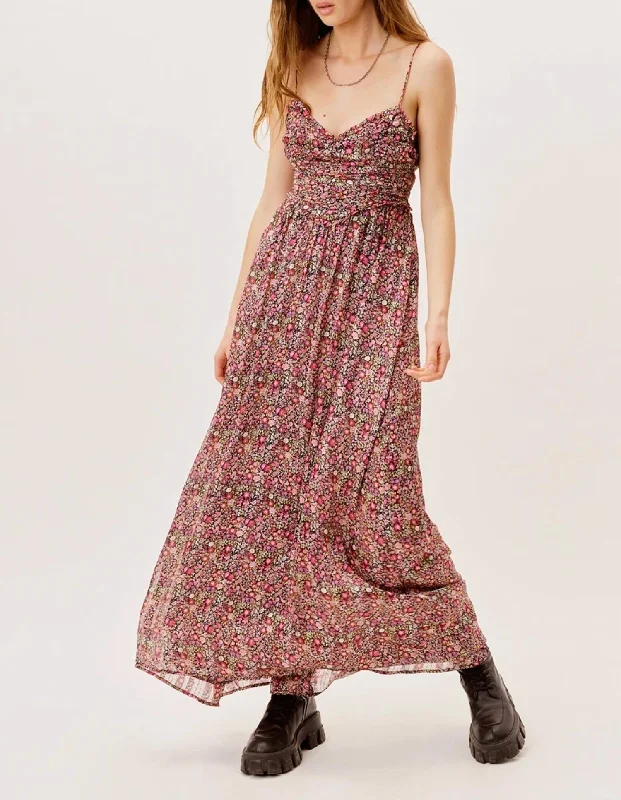 Joelle Maxi Dress In Multi