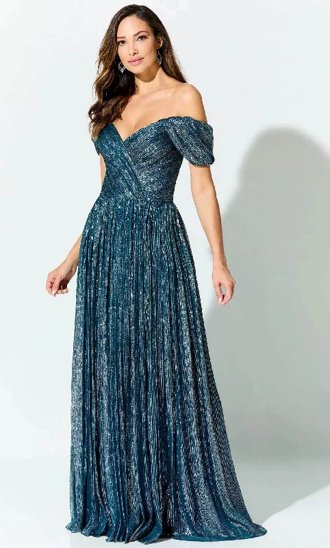 Ivonne D ID918 - Pleated Gown