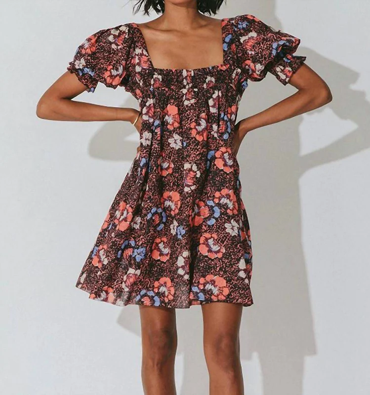 Mischa Mini Dress In Calista Floral