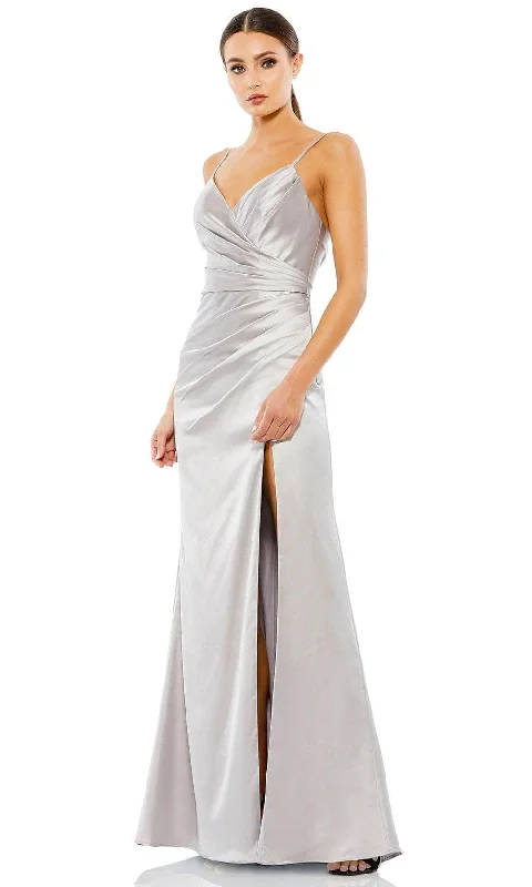 Ieena Duggal A26585 - Faux Bodice Sleeveless Evening Dress