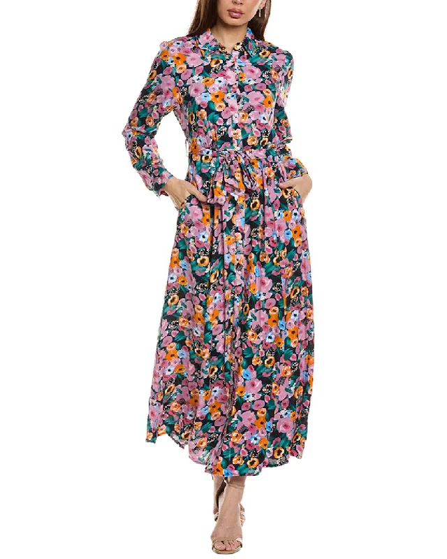 ANNA KAY Teardrops Maxi Shirtdress