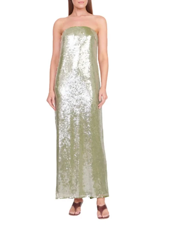 Casey Maxi Dress In Garden Moss