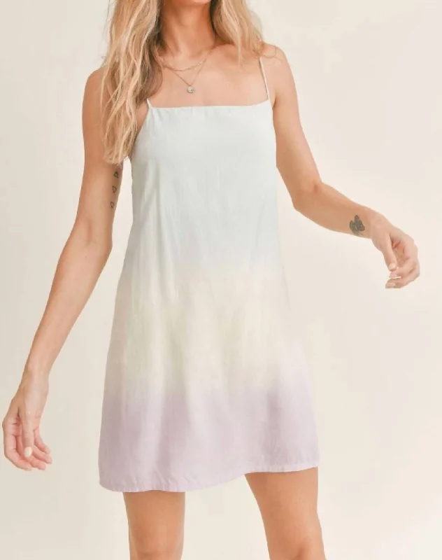 Kua Bay Ombre Mini Dress In Multi