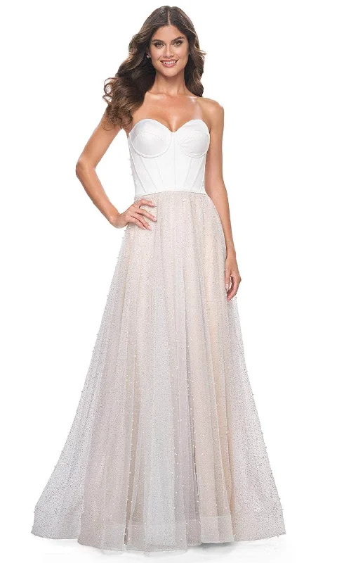 La Femme 32149 - Sweetheart Strapless Prom Gown