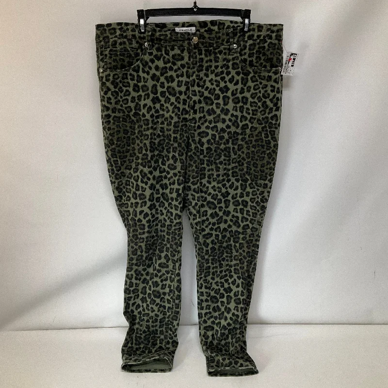 Pants Other By Good American In Leopard Print, Size: 20