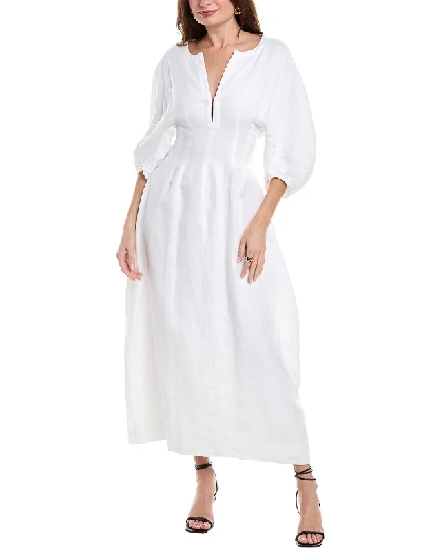 Faithfull The Brand Soleil Linen Maxi Dress