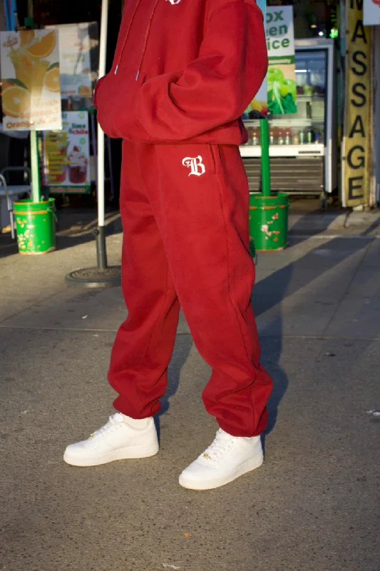 B Love Sweats - Burgundy