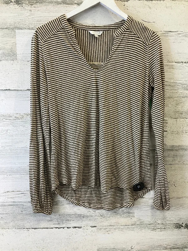 Green Top Long Sleeve Lucky Brand, Size S