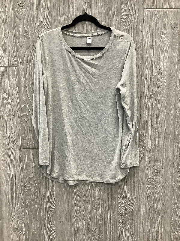 Grey Top Long Sleeve Old Navy, Size M