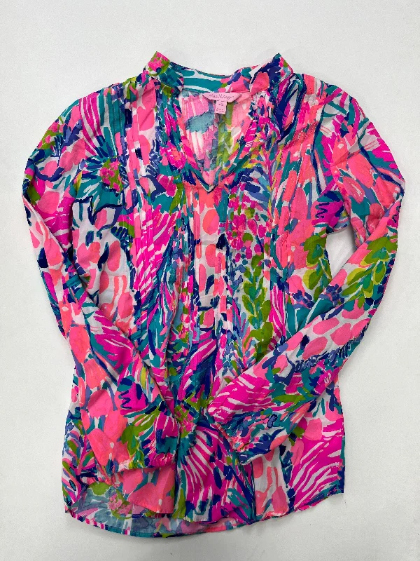 Multi-colored Top Long Sleeve Lilly Pulitzer, Size Xxs