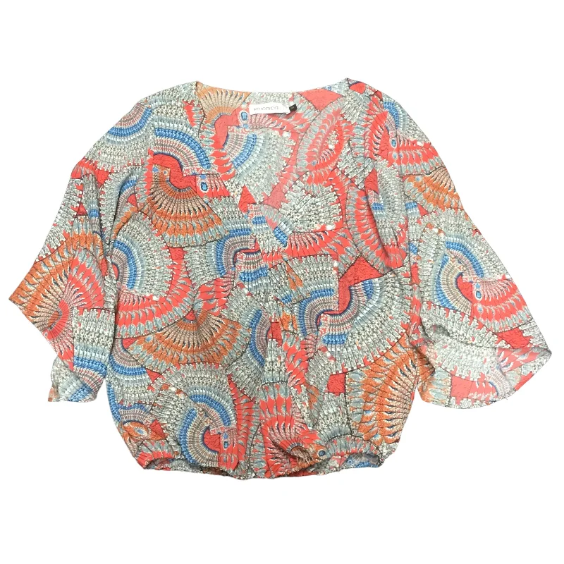 Multi-colored Top Long Sleeve Veronica M, Size S