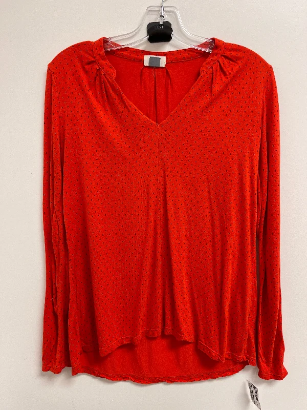 Orange Top Long Sleeve Old Navy, Size S