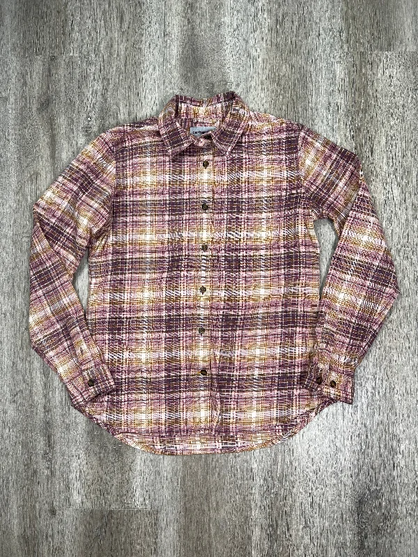 Plaid Pattern Top Long Sleeve Carhartt, Size S